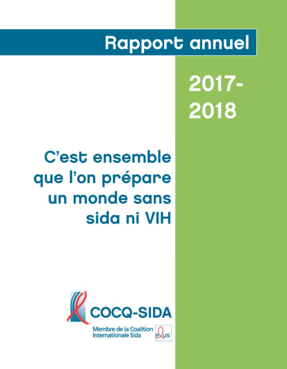 Cocq Sida - Rapport annuel 2017-2018