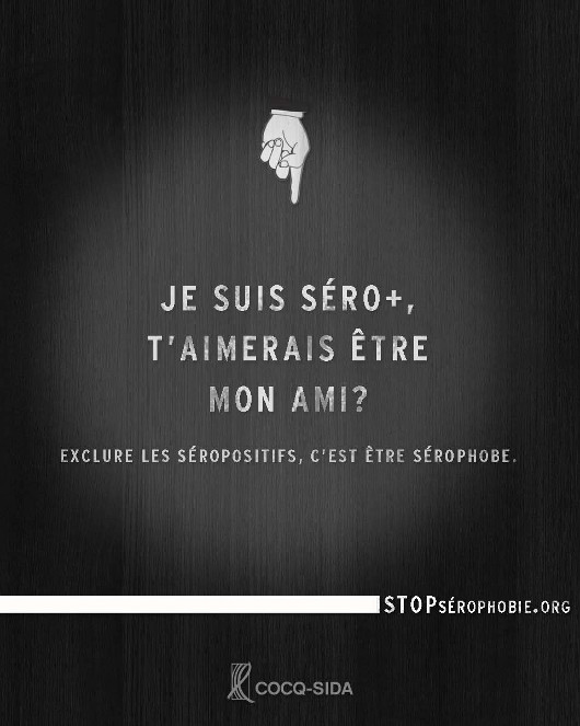 Campagne de sensibilisation - Stop sérophobie - 2009