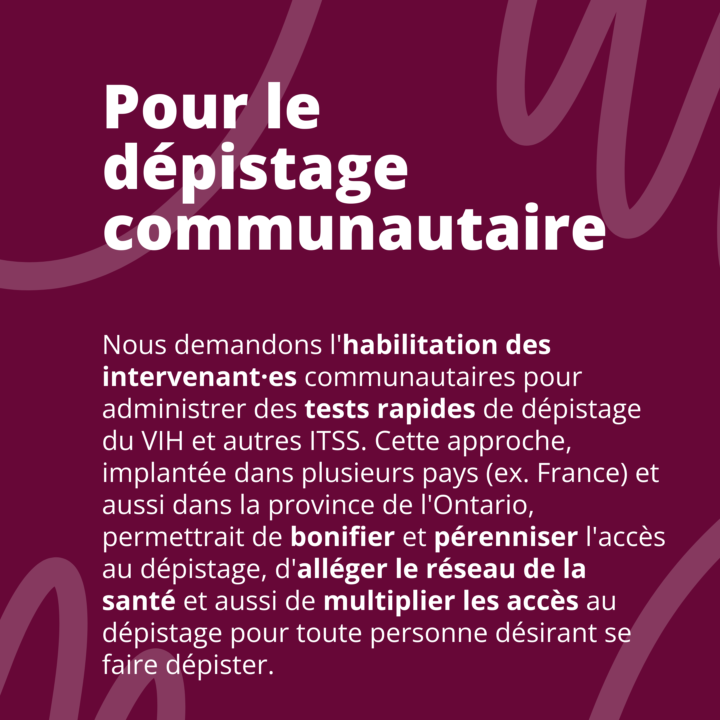 Semaine internationale du dépistage