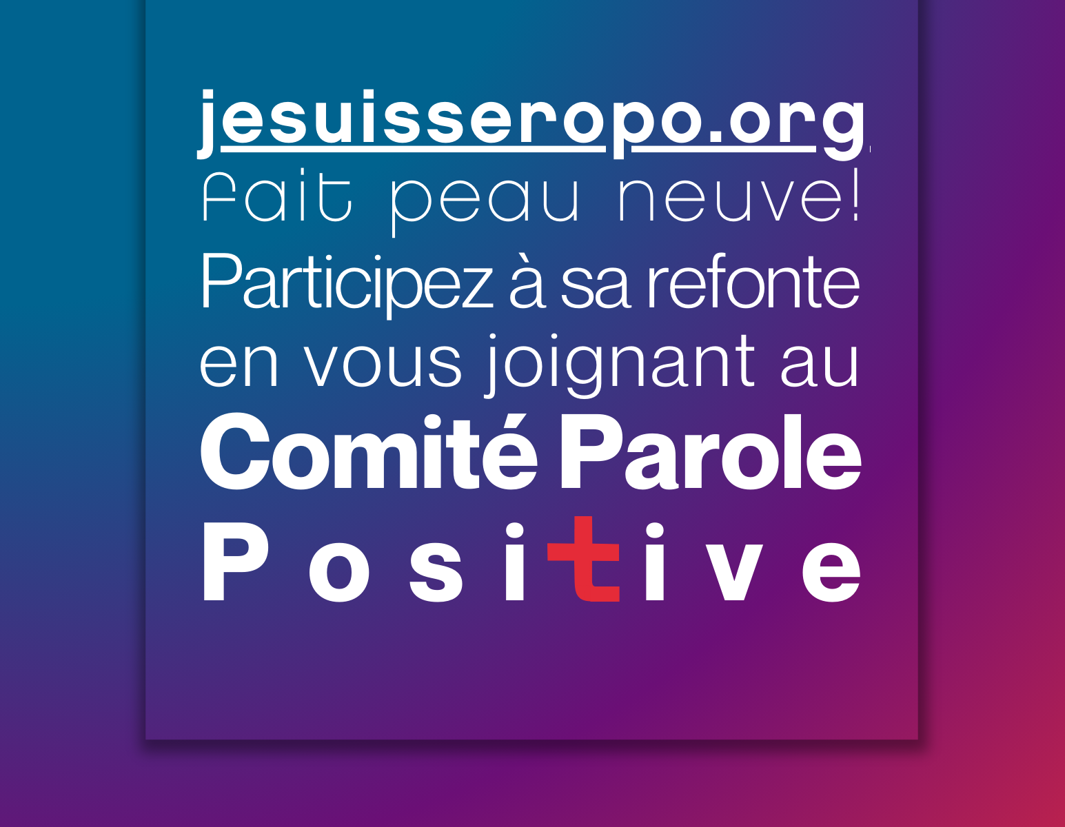 Refonte du site jesuisseropo.org